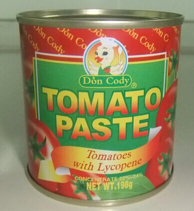 Pasta tomat 198g×48 - Tutup Terbuka Keras - pasta tomat1-20